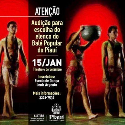 Balé Popular do Piauí abre audição