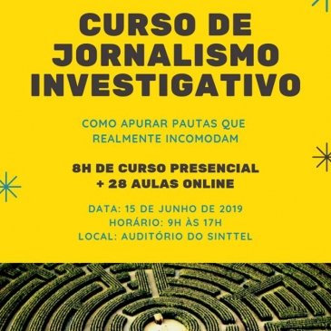 Curso de Jornalismo Investigativo: