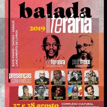 Balada Literária em Teresina:  27 e 28 de agosto, com Valter Hugo Mãe e muito mais!