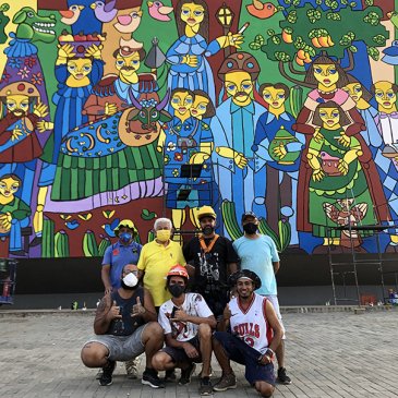 Nonato Oliveira, sobre o Mural do Centro de Convenções (PI)