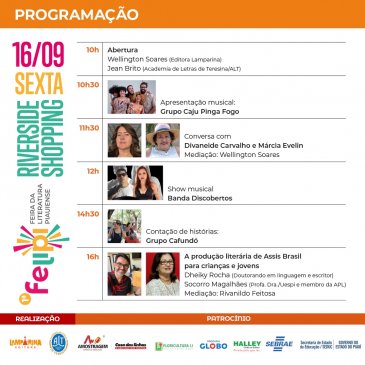 1ª Feira da Literatura Piauiense começa nesta sexta (16), em Teresina
