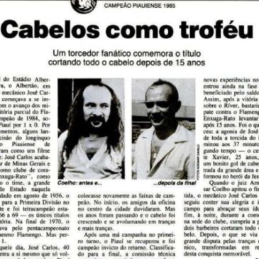 José Carlos Coêlho, o “Cabeludo”: o torcedor <br />
que já foi notícia na Revista Placar e, em 2025, <br />
cumpriu mais uma promessa